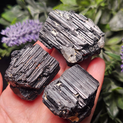 Raw Black Tourmaline Crystal