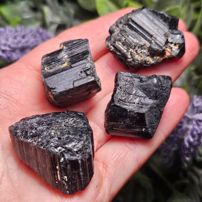 Raw Black Tourmaline Crystal
