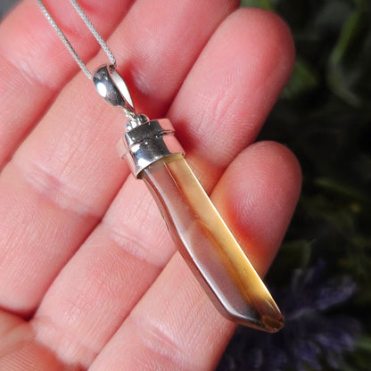 Congo Natural Citrine Pendant 45x9mm