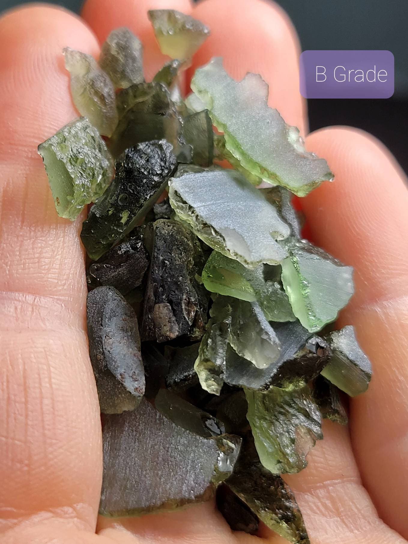 Genuine offers Moldavite crystal