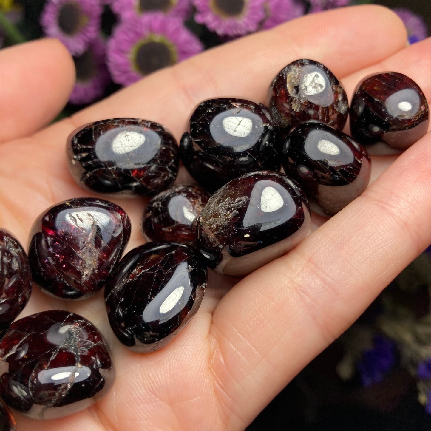 Almandine Garnet Tumbled