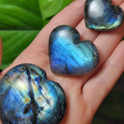 Labradorite Heart