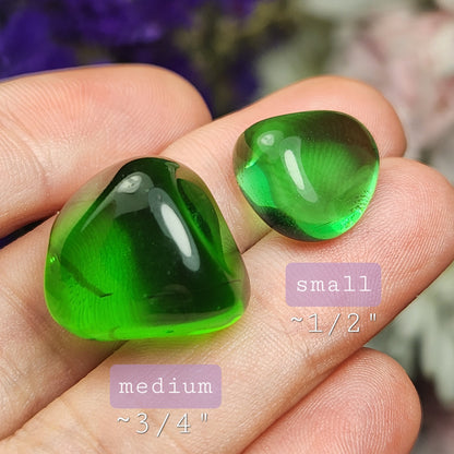 Green Obsidian Tumbled