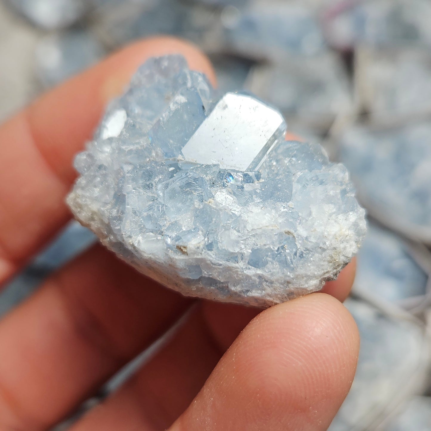 Celestite Cluster