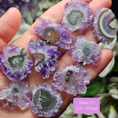 Amethyst Stalactite Slice