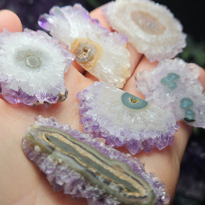 Amethyst Stalactite Slice