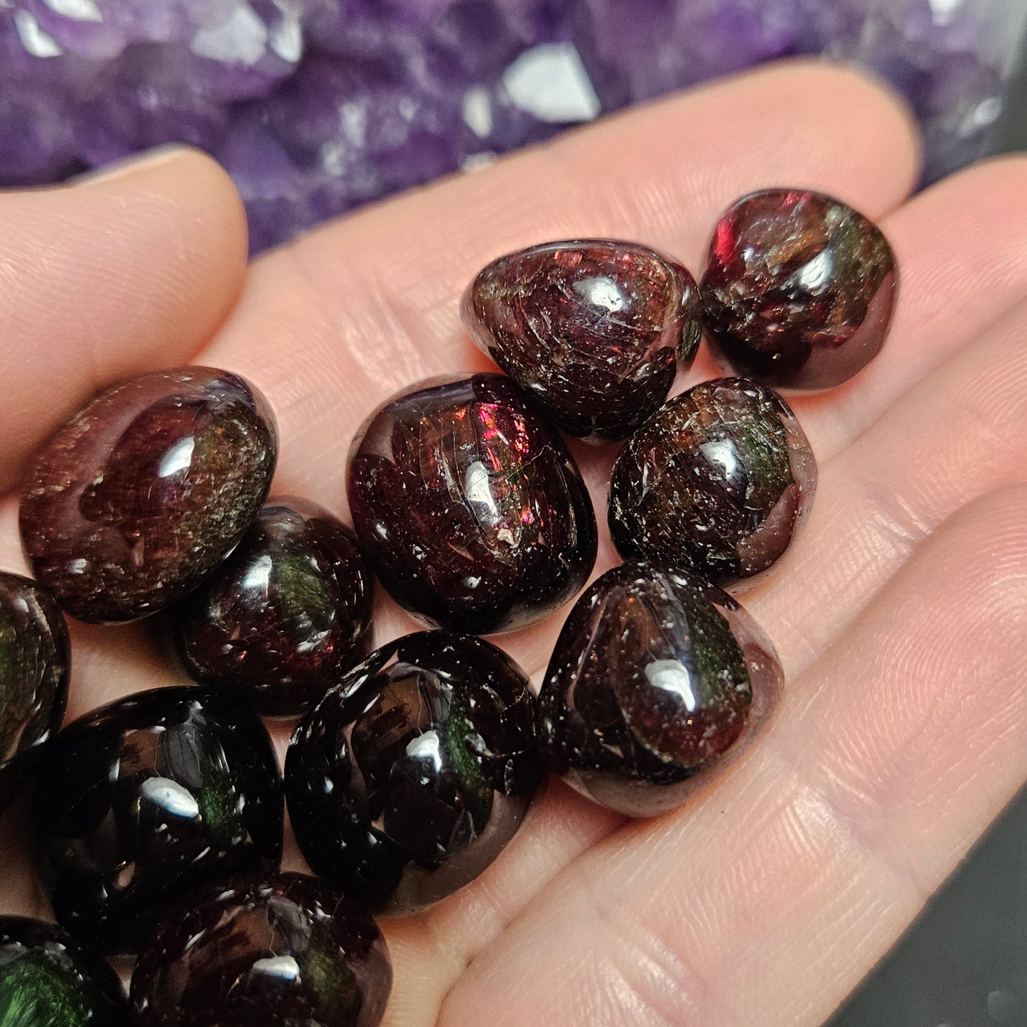 Almandine Garnet Tumbled