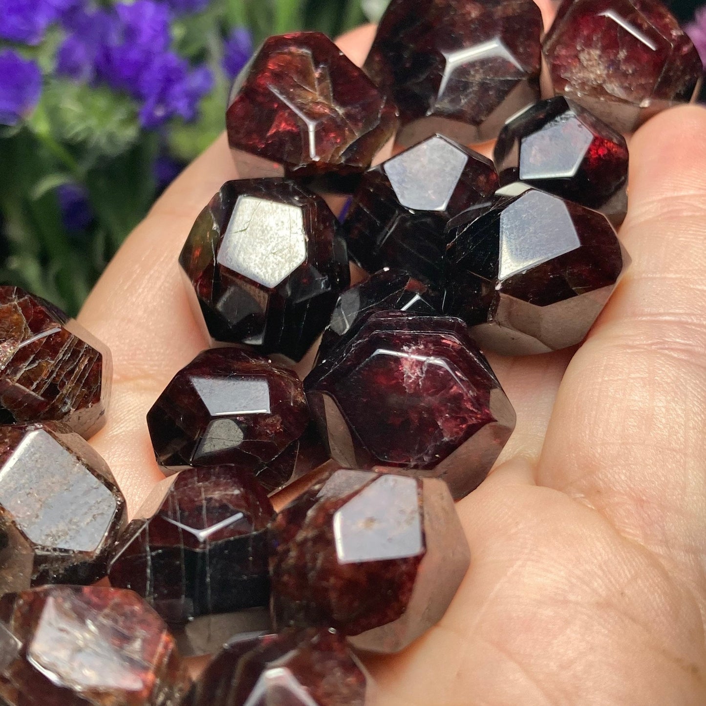 Red Garnet Dodecahedron